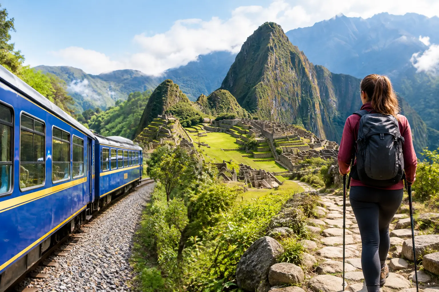 Tren o caminata a Machu Picchu, ¿qué conviene?